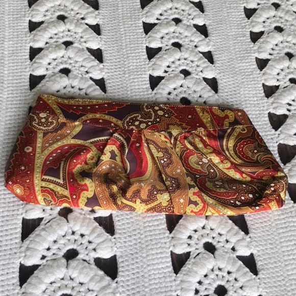 AMIC Accessories Paisley Silk Clutch Y2K - Picture 10 of 15